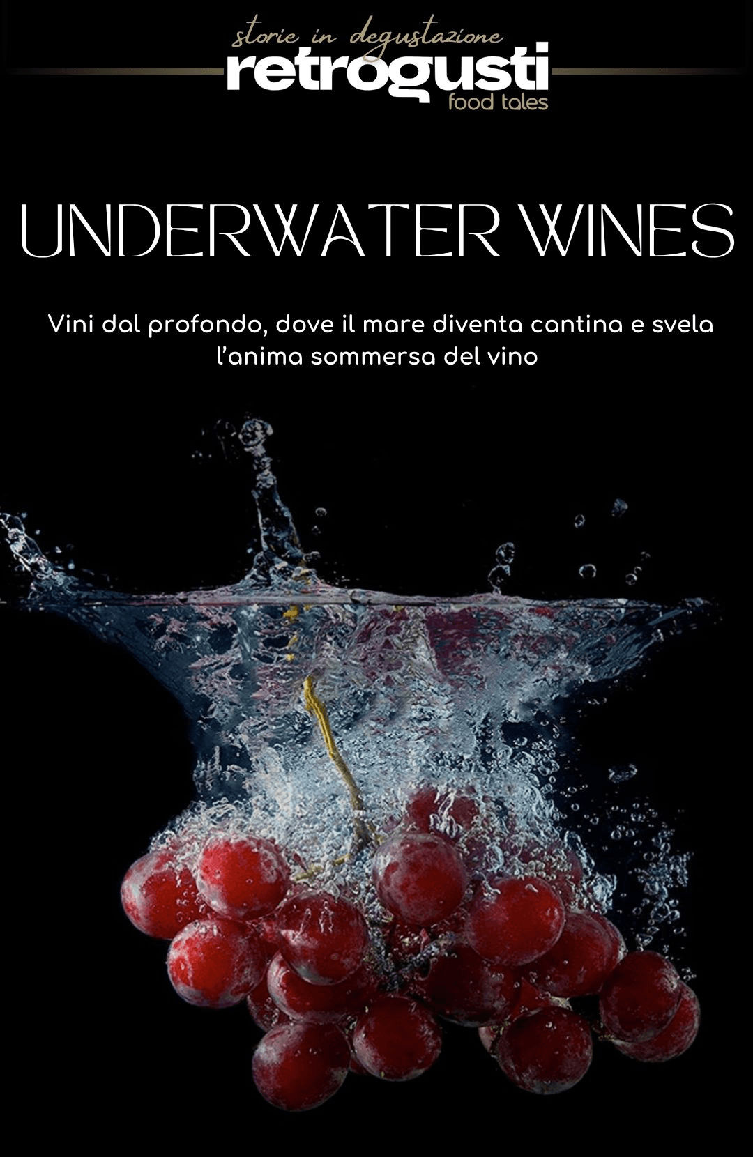Underwater Wines | Degustazione vini affinati sott’acqua a Firenze