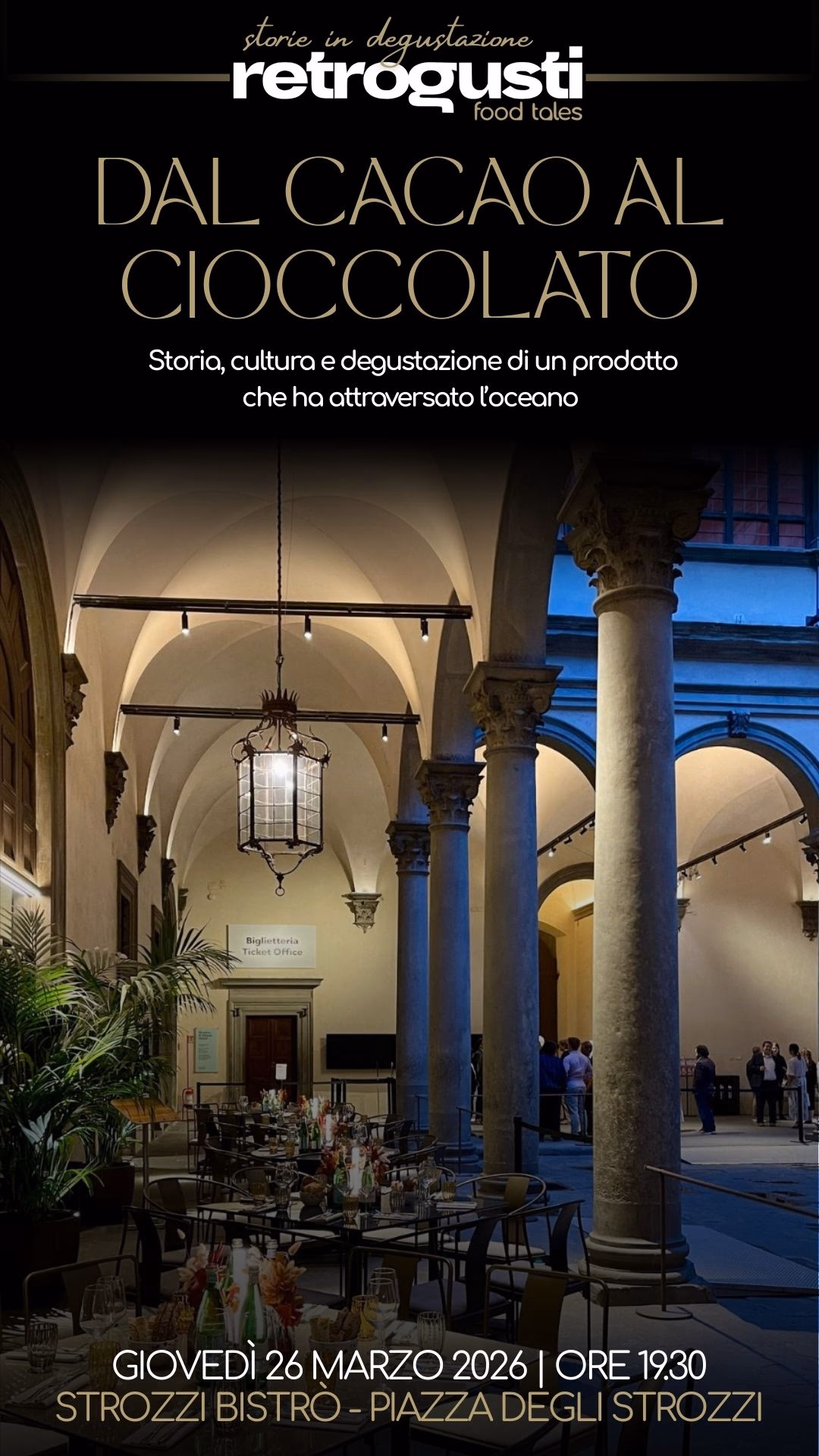 Dal cacao al cioccolato – Degustazione e storia del cioccolato a Firenze